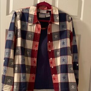 Festive Two piece women’s top, medium